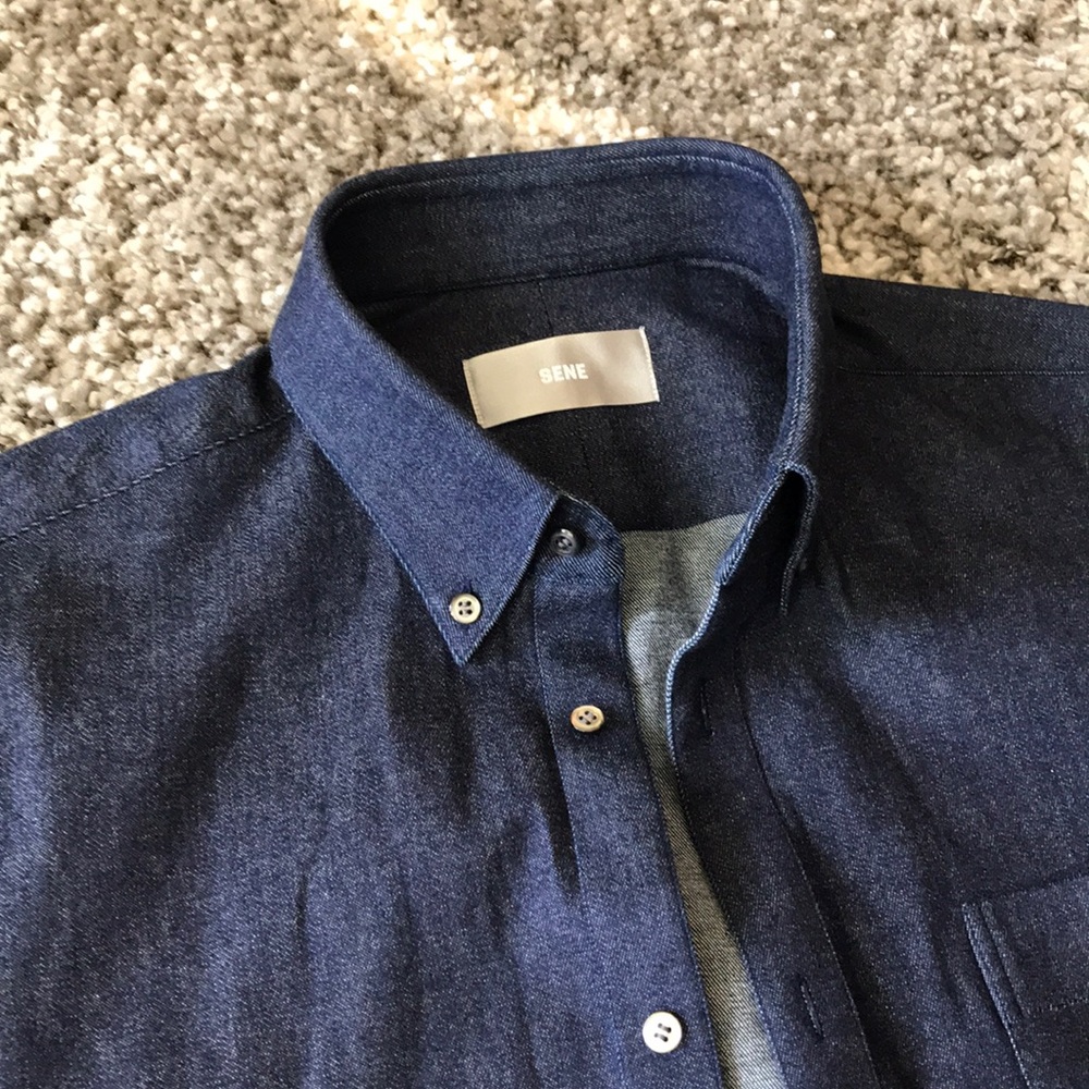 Sene Denim Dress Shirt